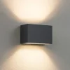 Applique Da Esterno-Selezionato da Mazzolaluce Applique da esterno moderna antracite led 9w 3000k ip65