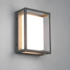 Applique Da Esterno-Selezionato da Mazzolaluce Applique da esterno moderna antracite led 10w cct anti corrosione