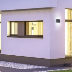 Applique Da Esterno-Selezionato da Mazzolaluce Applique da esterno moderna antracite led 5w 3000k