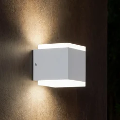 Applique Da Esterno-Selezionato da Mazzolaluce Applique da esterno moderna bianca led 14w 3000k
