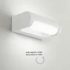 Applique Da Esterno-Perenz Illuminazione Applique da esterno moderna bianco orientabile led 12w 3000k orienta perenz