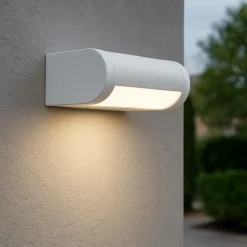 Applique Da Esterno-Perenz Illuminazione Applique da esterno moderna bianco orientabile led 12w 3000k orienta perenz