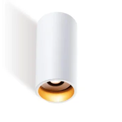 Applique Da Esterno-Selezionato da Mazzolaluce Applique da esterno moderna bianca e oro led 12w 3000k