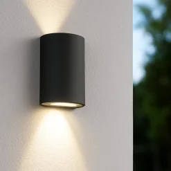 Applique Da Esterno-Selezionato da Mazzolaluce Applique da esterno moderna grafite led 12w 4000k ip54