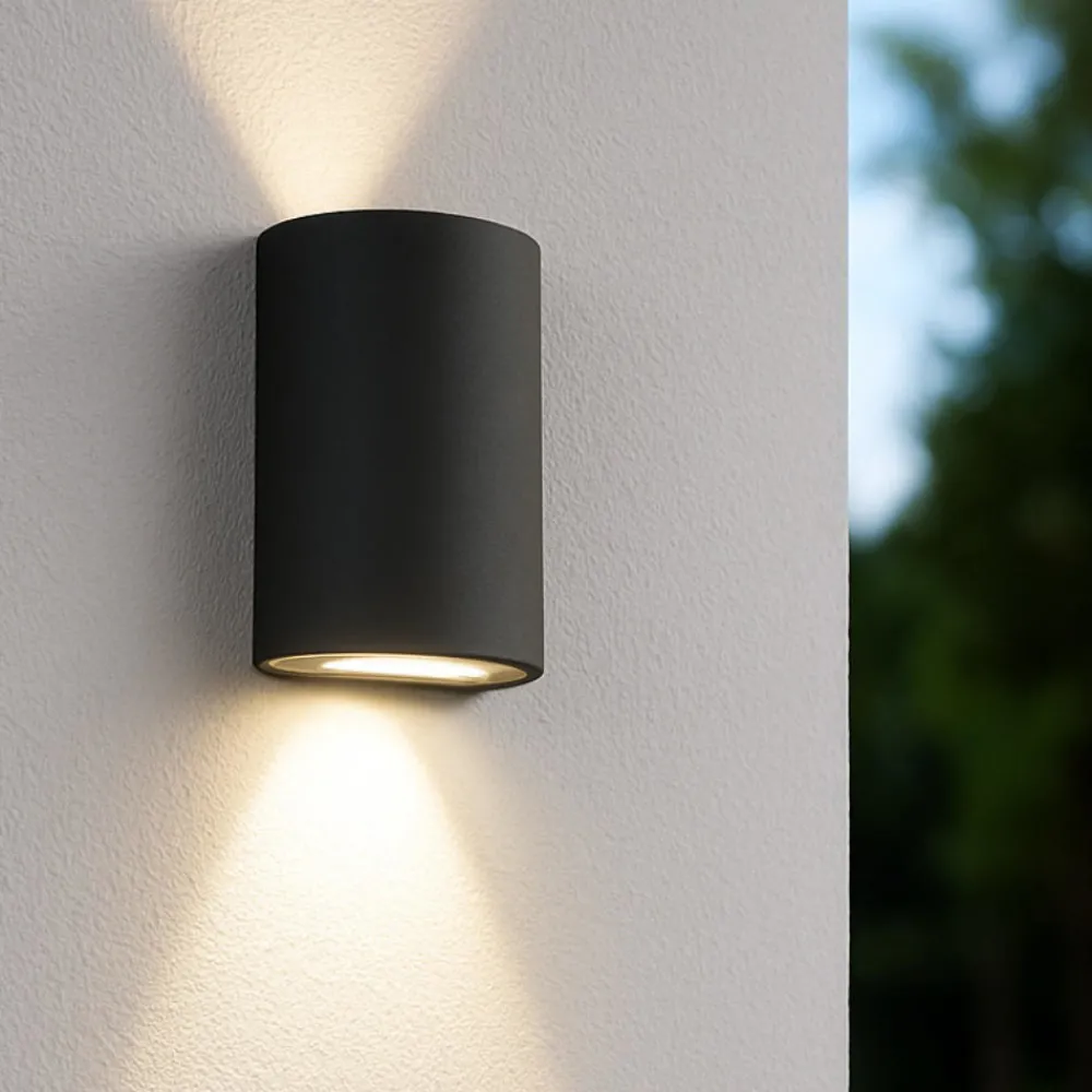 Applique Da Esterno-Selezionato da Mazzolaluce Applique da esterno moderna grafite led 12w 4000k ip54