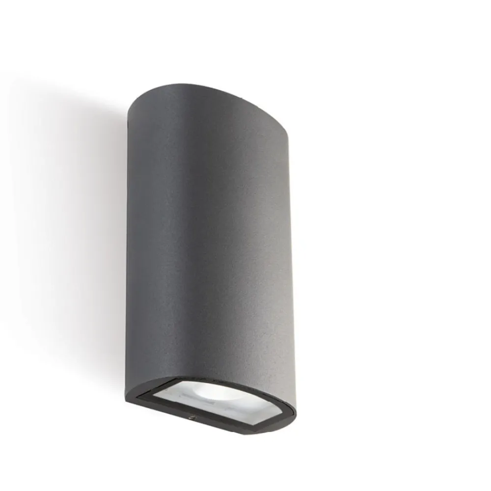 Applique Da Esterno-Selezionato da Mazzolaluce Applique da esterno moderna grafite led 12w 4000k ip54