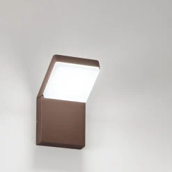 Applique Da Esterno-Ondaluce Applique da esterno moderna led 20w 4000k corten ninja