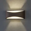 Applique Da Esterno-Selezionato da Mazzolaluce Applique da esterno moderna marrone led 12w 3000k ip65