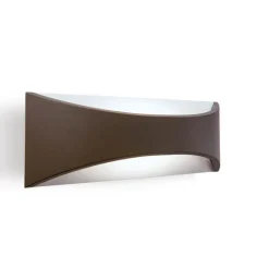 Applique Da Esterno-Selezionato da Mazzolaluce Applique da esterno moderna marrone led 12w 3000k ip65