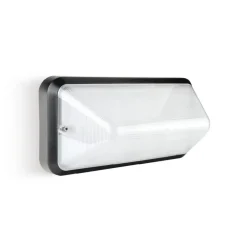 Applique Da Esterno-Selezionato da Mazzolaluce Applique da esterno moderna nera led 7w cct sensore di movimento crepuscolare ip66