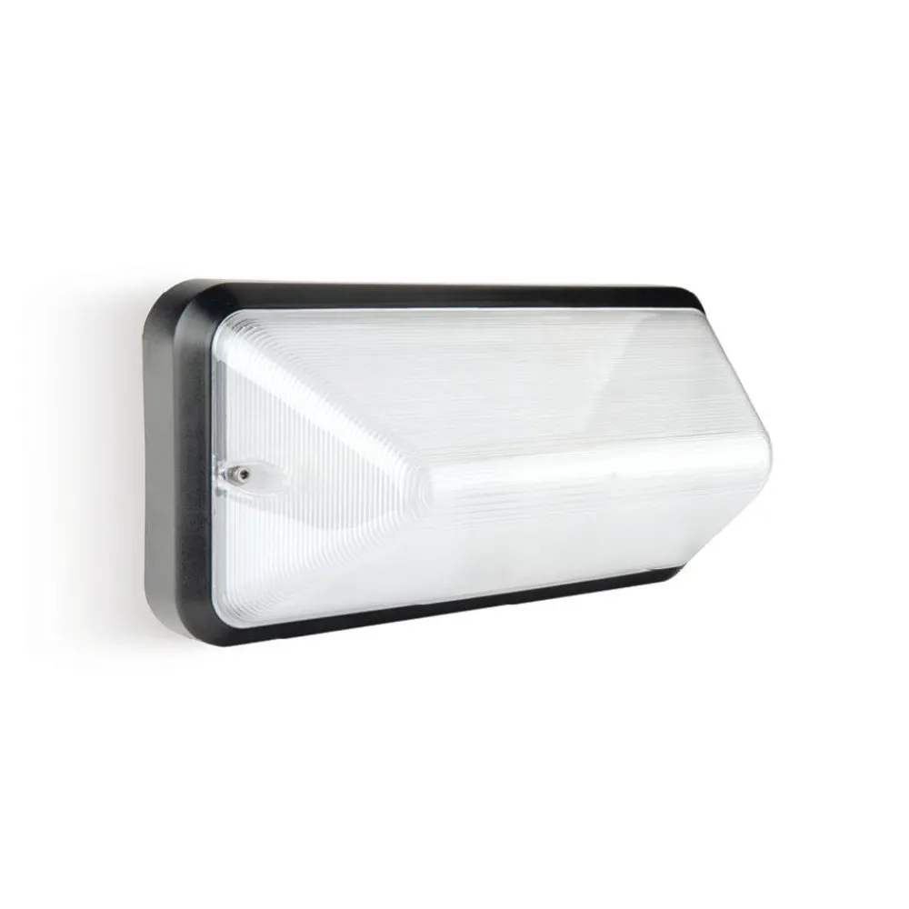 Applique Da Esterno-Selezionato da Mazzolaluce Applique da esterno moderna nera led 7w cct sensore di movimento crepuscolare ip66