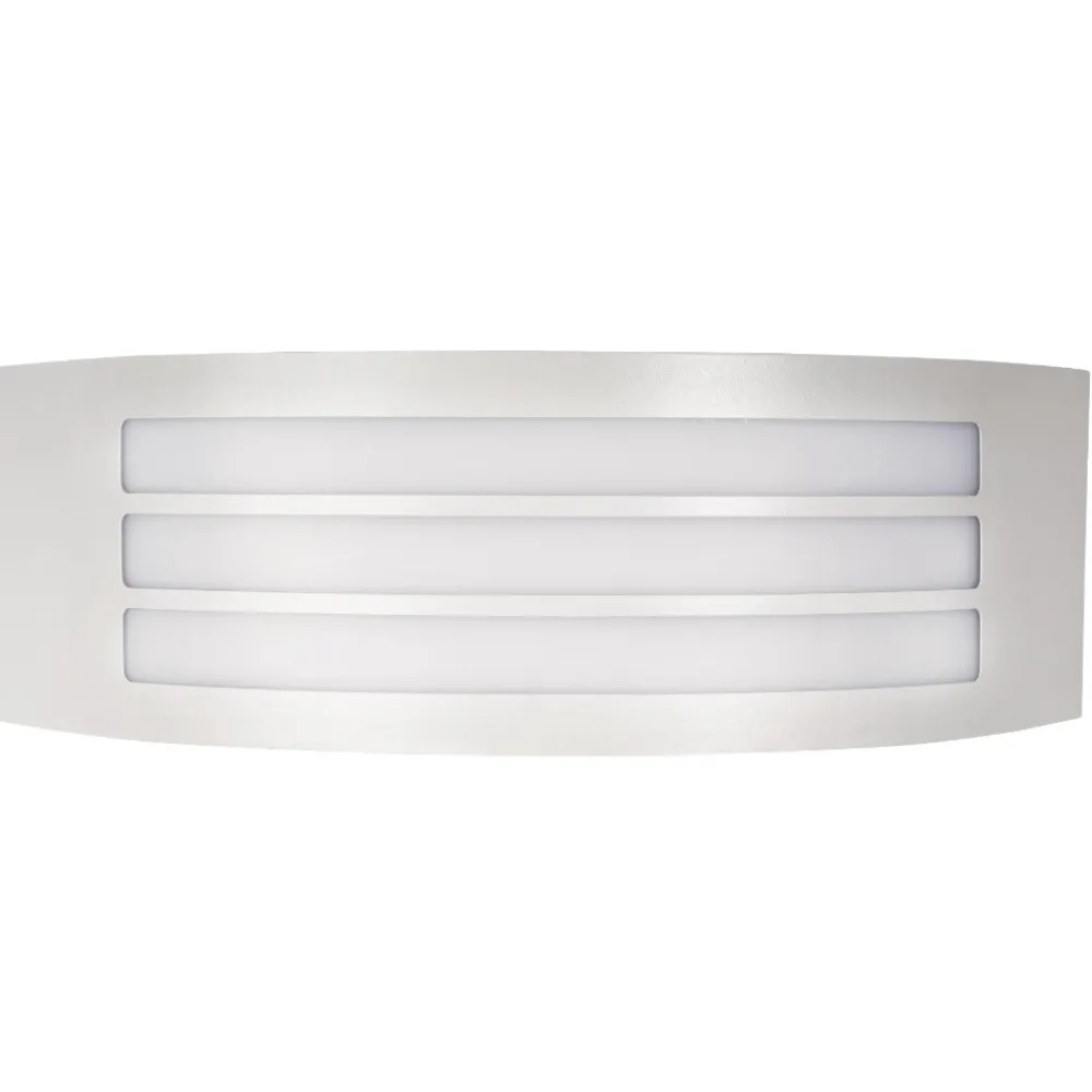 Applique Da Esterno-Selezionato da Mazzolaluce Applique da esterno moderno bianco curvo