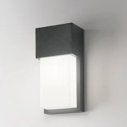 Applique Da Esterno-IsyLuce Applique da esterno moderno grigio antracite