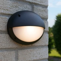 Applique Da Esterno-Top Light Applique da esterno monza nera anti corrosione ip66
