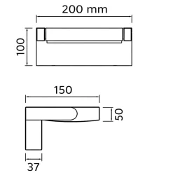 Applique Da Esterno-Selezionato da Mazzolaluce Applique da esterno orientabile moderna led 3000k anti corrosione