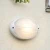 Applique Da Esterno-Selezionato da Mazzolaluce Applique da esterno ovale bianca moderna led 7w 3000k ip65