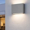 Applique Da Esterno-Perenz Illuminazione Applique da esterno pocket perenz grigio cemento led 7w cct ip65