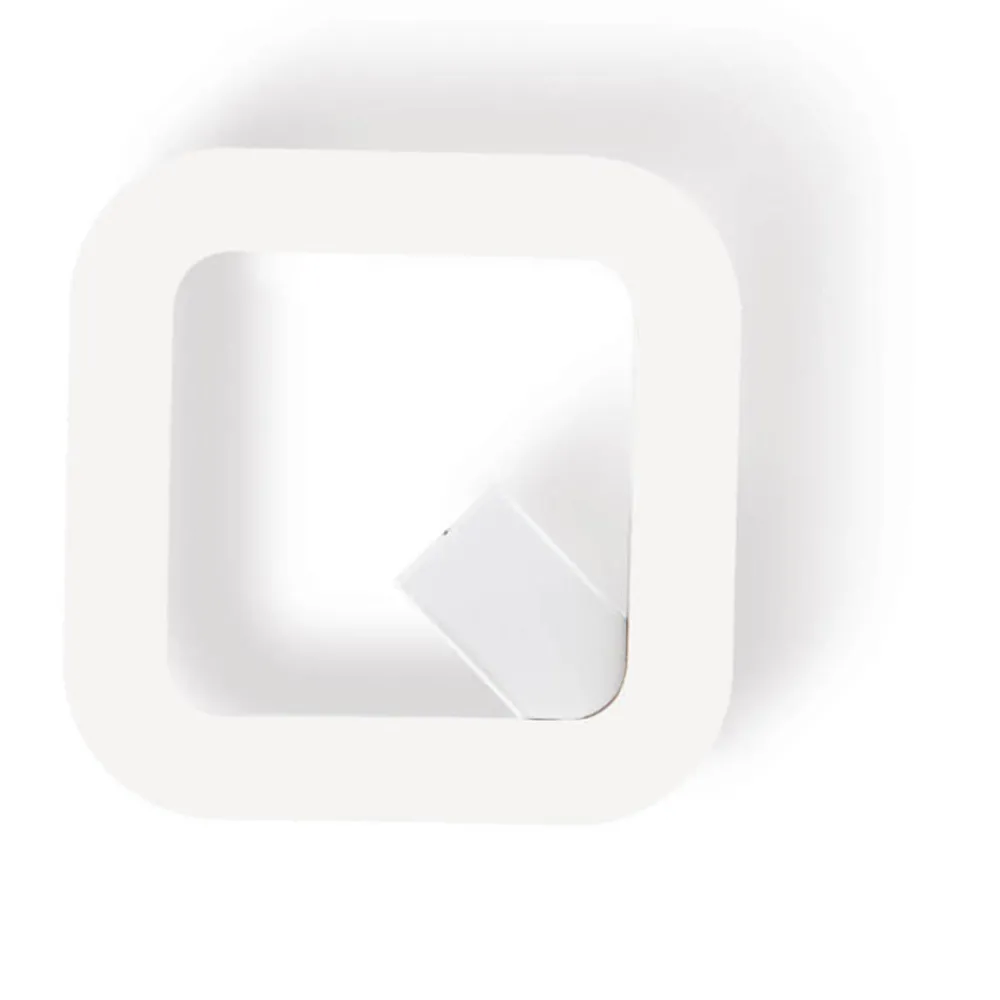 Applique Da Esterno-Selezionato da Mazzolaluce Applique da esterno quadrata moderna bianca led 20w 3000k ip65