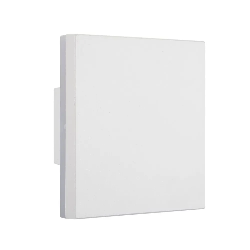 Applique Da Esterno-Selezionato da Mazzolaluce Applique da esterno quadrato bianco led 9,6w 3000k