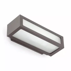 Applique Da Esterno-Selezionato da Mazzolaluce Applique da esterno rettangolare antracite