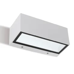 Applique Da Esterno-Selezionato da Mazzolaluce Applique da esterno rettangolare bianca led biemissione 36w 3000k
