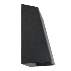 Applique Da Esterno-Selezionato da Mazzolaluce Applique da esterno rettangolare nera ip65 led cct