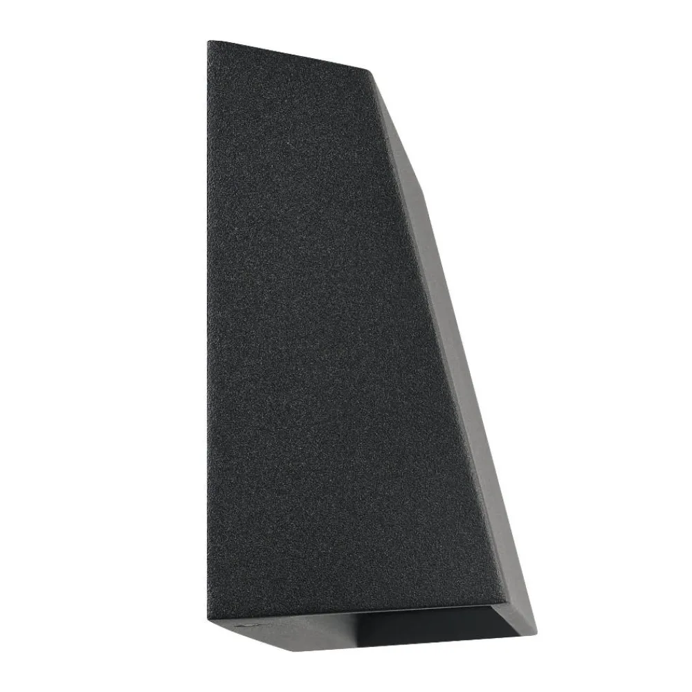 Applique Da Esterno-Selezionato da Mazzolaluce Applique da esterno rettangolare nera ip65 led cct