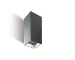 Applique Da Esterno-Selezionato da Mazzolaluce Applique da esterno rettangolare grafite biemissione led 12w 3000k