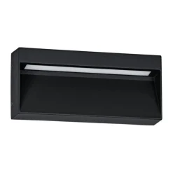 Applique Da Esterno-Selezionato da Mazzolaluce Applique da esterno rettangolare nera led cct ip65