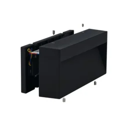 Applique Da Esterno-Selezionato da Mazzolaluce Applique da esterno rettangolare nera led cct ip65