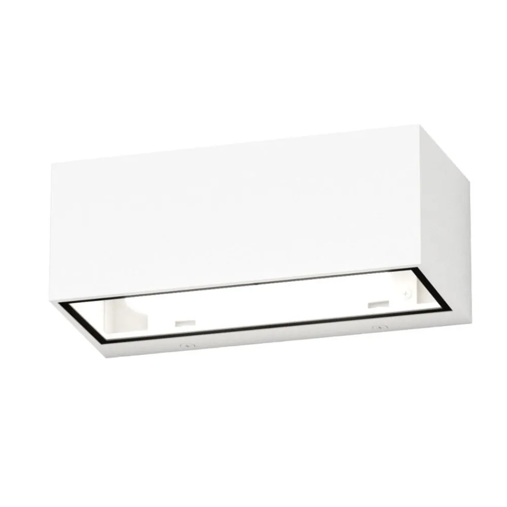 Applique Da Esterno-Top Light Applique da esterno rettangolare bianca spa ip54