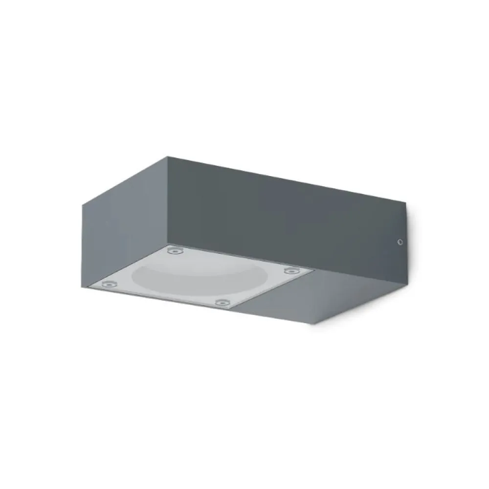 Applique Da Esterno-Ideal Lux Applique da esterno sirio ap1 antracite ip65