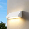 Applique Da Esterno-Selezionato da Mazzolaluce Applique da esterno squadrata moderna bianca led 30w 3000k