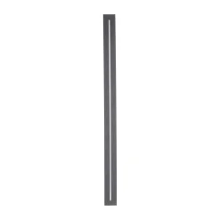Applique Da Esterno-Selezionato da Mazzolaluce Applique da esterno verticale di design moderna grigio ip65 led 12w 3000k