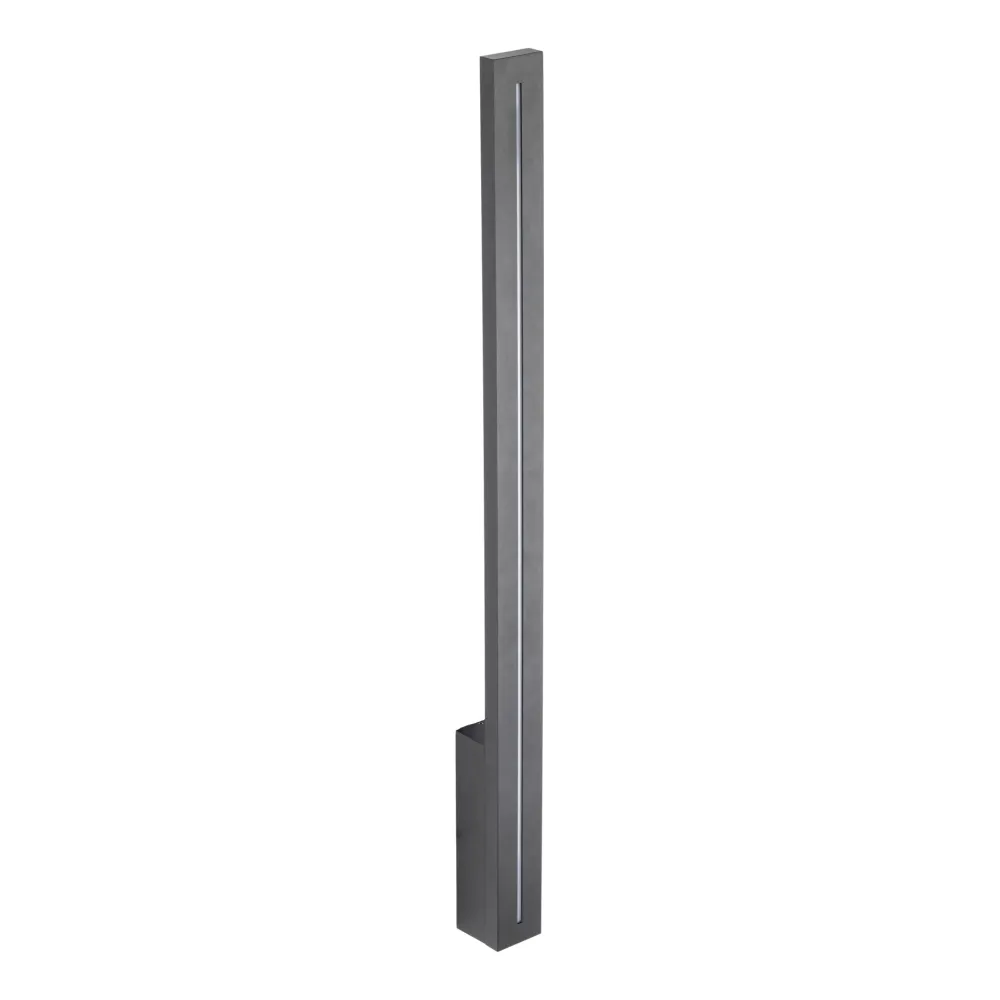Applique Da Esterno-Selezionato da Mazzolaluce Applique da esterno verticale di design moderna grigio ip65 led 12w 3000k