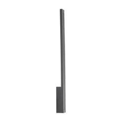 Applique Da Esterno-Selezionato da Mazzolaluce Applique da esterno verticale di design moderna grigio ip65 led 12w 3000k