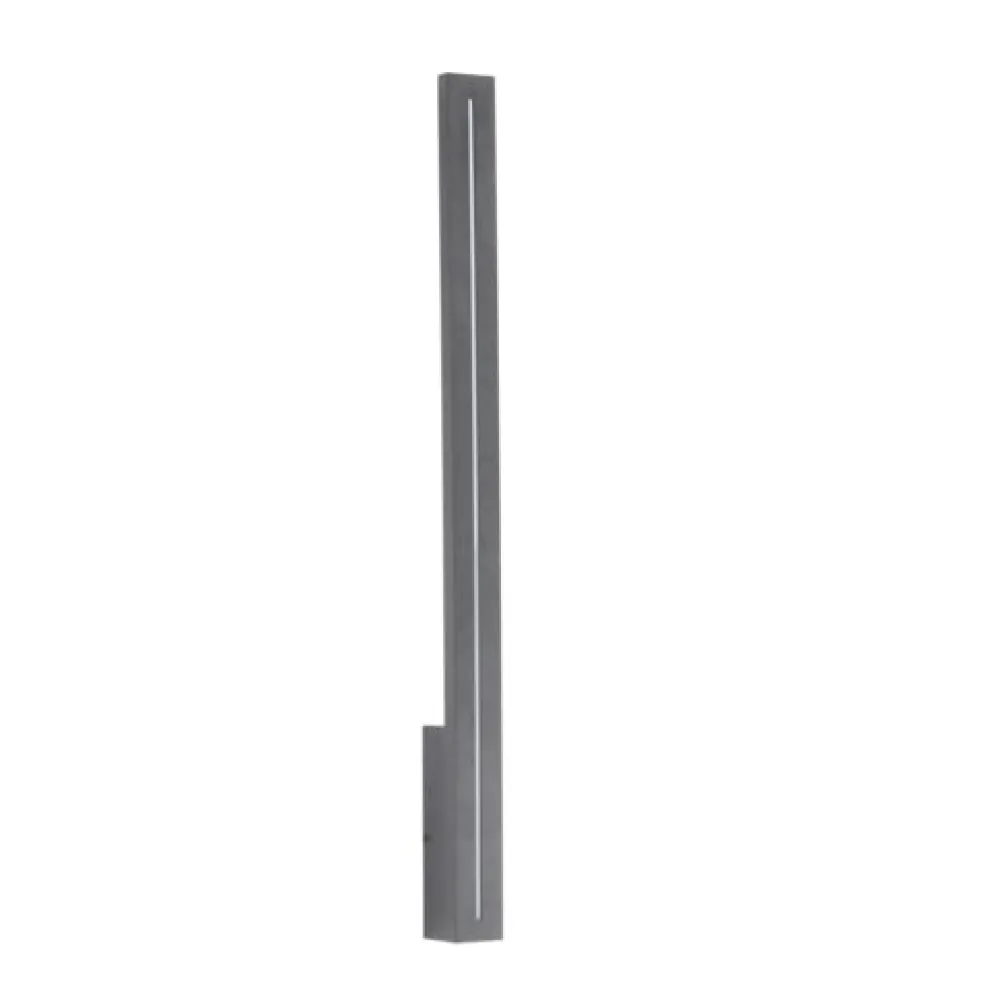 Applique Da Esterno-Selezionato da Mazzolaluce Applique da esterno verticale di design moderna grigio ip65 led 12w 3000k