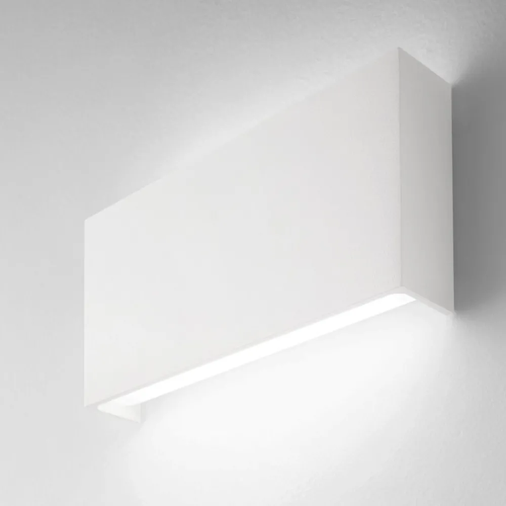 Applique Da Esterno-IsyLuce Applique da esterno 12w 4000k bianca moderna fp