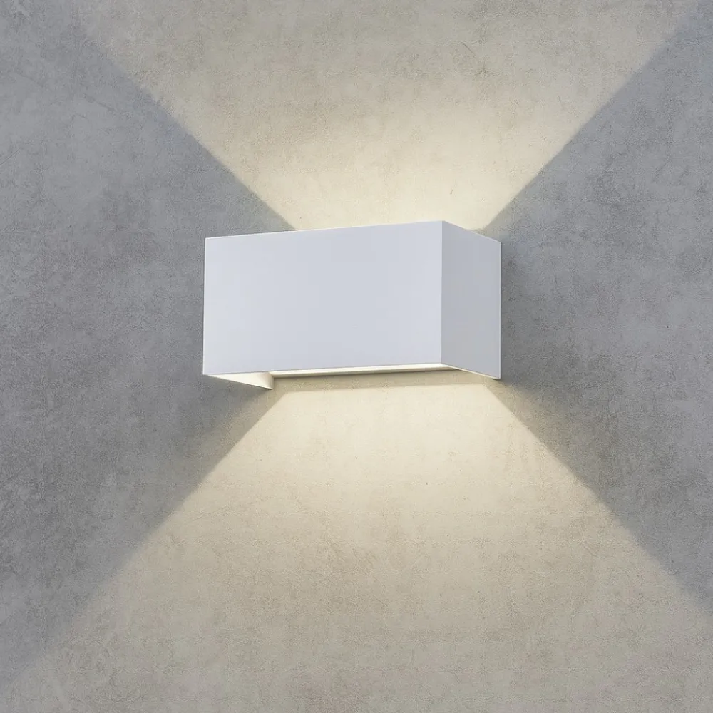 Applique Da Esterno-Selezionato da Mazzolaluce Applique da esterno 24w 4000k bianco rettangolare moderna