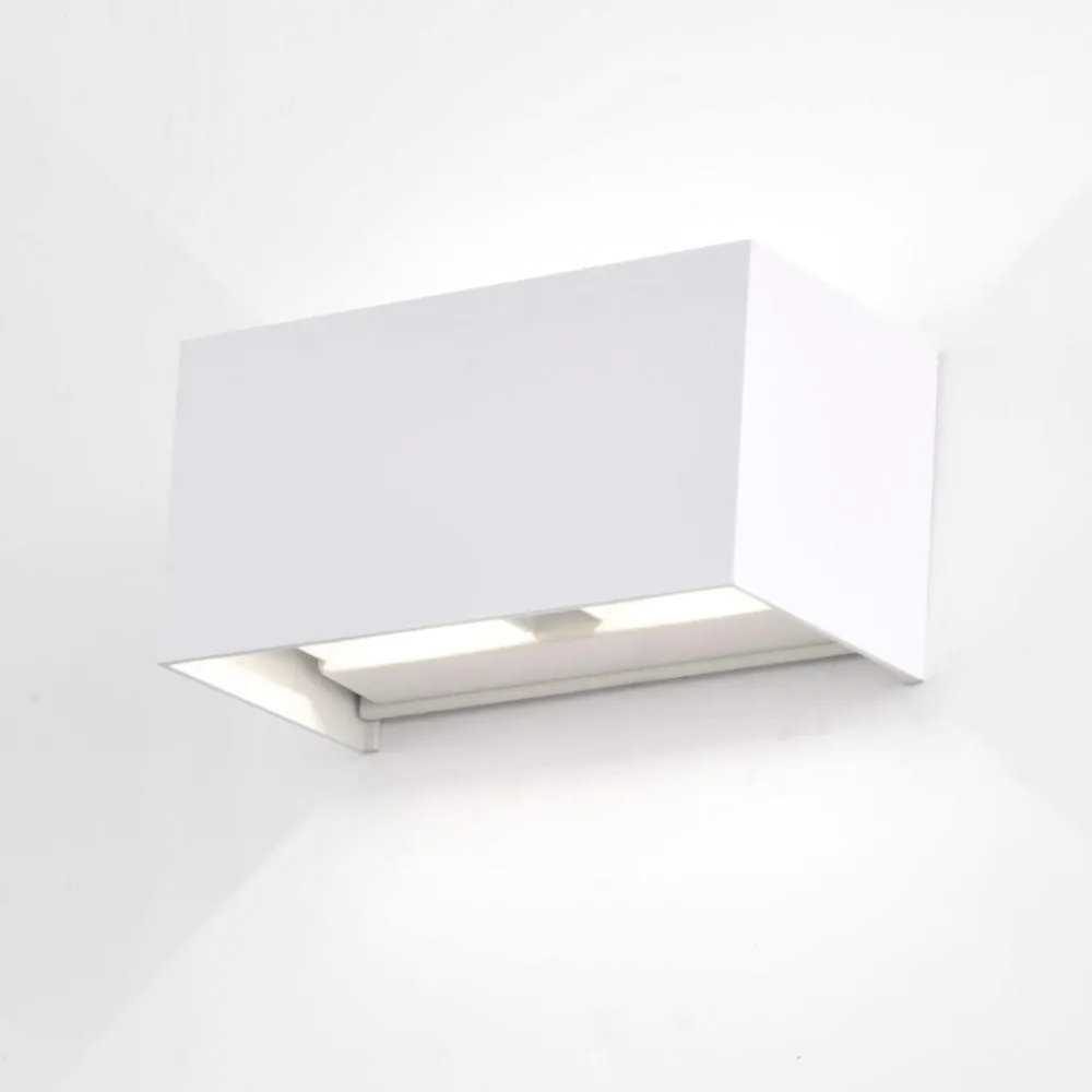 Applique Da Esterno-Selezionato da Mazzolaluce Applique da esterno 24w 4000k bianco rettangolare moderna