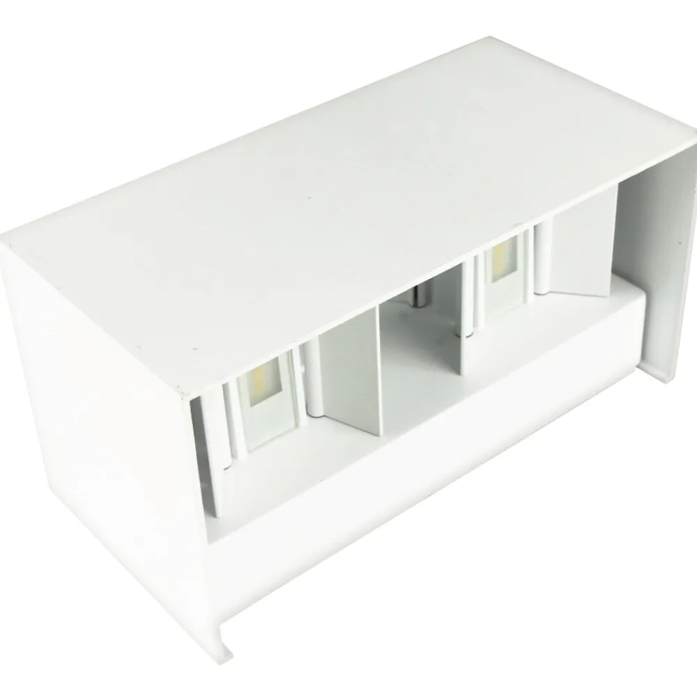 Applique Da Esterno-Selezionato da Mazzolaluce Applique da esterno 24w 4000k bianco rettangolare moderna