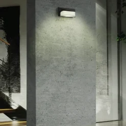 Applique Da Esterno-Selezionato da Mazzolaluce Applique da esterno 10w 4000k grigio antracite