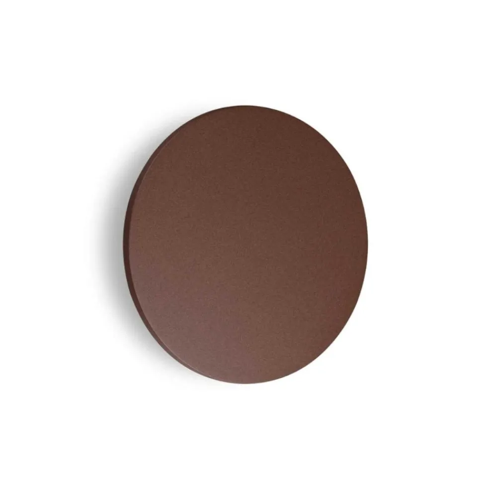 Applique Da Esterno-Ideal Lux Applique da esterno 12w 3000k marrone punto ap d24