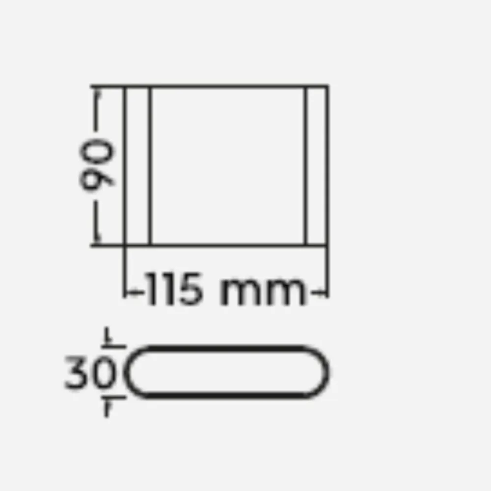 Applique Da Esterno-Selezionato da Mazzolaluce Applique da esterno 5w 3000k moderna bianca anti corrosione