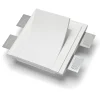 Applique Da Parete-Selezionato da Mazzolaluce Applique da incasso parete a scomparsa di gesso cristaly led 16.5w 3000k