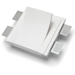 Applique Da Parete-Selezionato da Mazzolaluce Applique da incasso parete a scomparsa di gesso cristaly led 16.5w 3000k