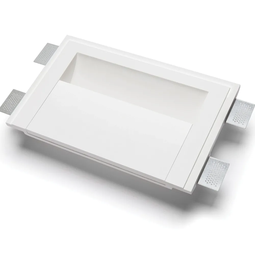 Applique Da Parete-Selezionato da Mazzolaluce Applique da incasso parete in gesso cristaly led 21,5w 3000k