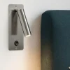 Applique Camera Da Letto-Selezionato da Mazzolaluce Applique da incasso per comodino camera da letto 3w 3000k grigio