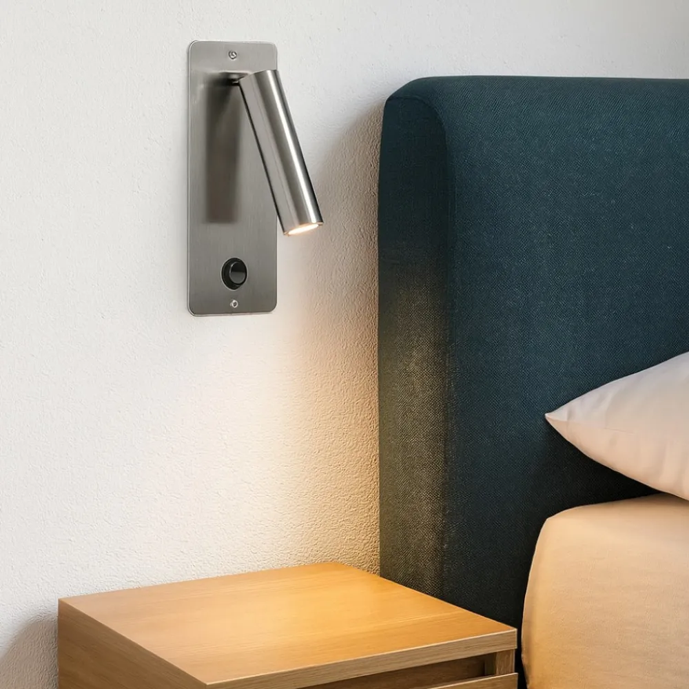 Applique Camera Da Letto-Selezionato da Mazzolaluce Applique da incasso per comodino camera da letto 3w 3000k grigio