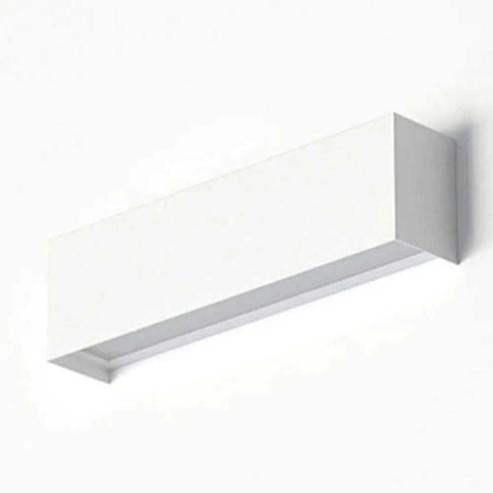 Applique Da Parete-Selezionato da Mazzolaluce Applique da interno rettangolare bianco moderno